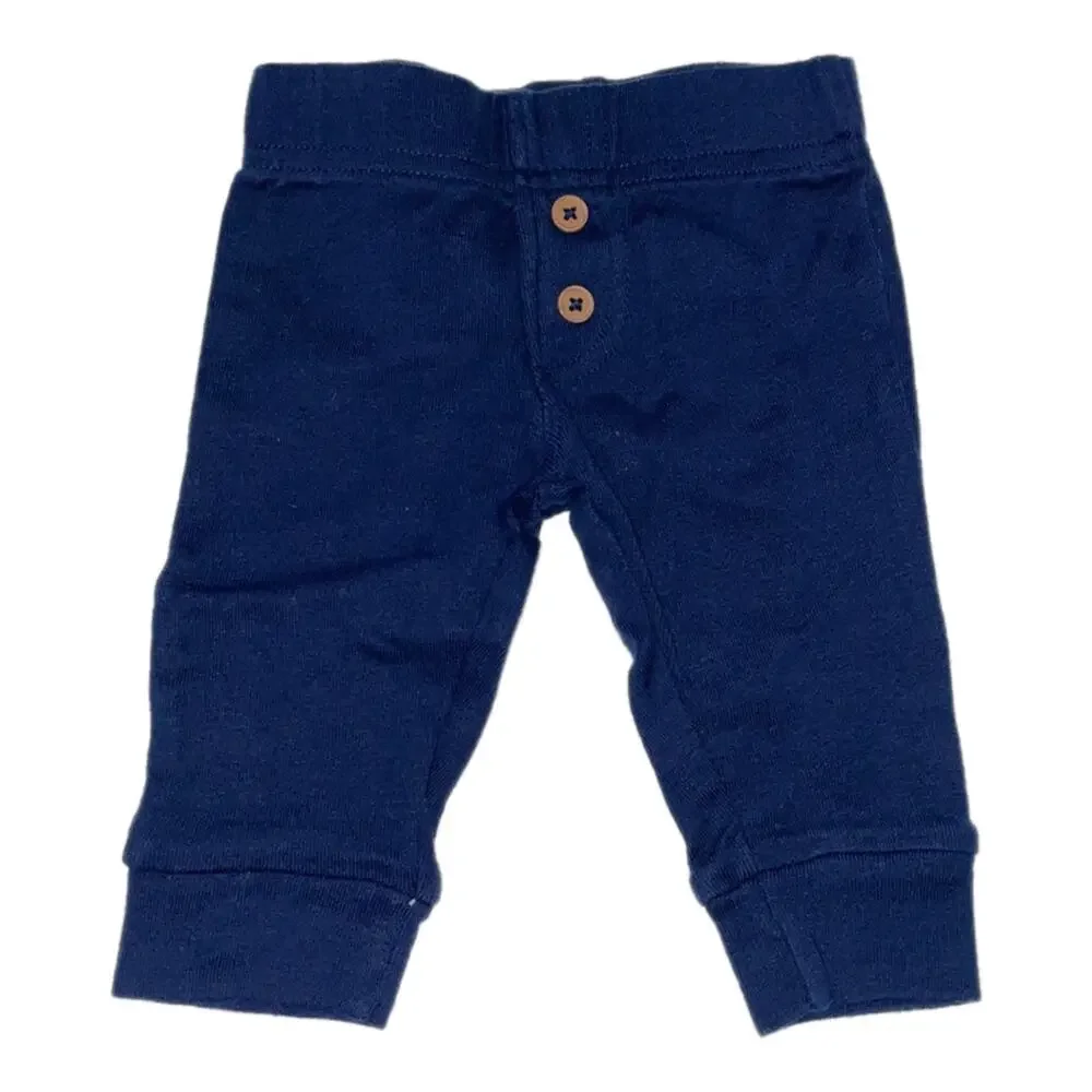 Just One You by Carter’s Casual Button Legging Pants Baby Size 3M Navy